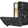 ESTH® Custodia per Realme 10 4G con Custodia per Fotocamera Scorrevole e Supporto ad Anello [Cover Paraurti Compatibile con Supporto Magnetico per Auto], Nero