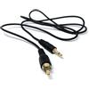 drut Spina Jack Mono da 3,5 mm da 1 m a Cavo fono a Spina Singola RCA da 3 Piedi, (Nero Oro)