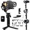 Hohem iSteady MT3 Pro Stabilizzatore Gimbal per fotocamere Sony Canon Fujifilm Nikon Lumix, Action Cam e Smartphone, 3 Assi con Tracking IA con Telecomando Live Feed Rimovibile, Carico Utile 2,5kg