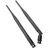 TECKEEN Antenna UHF con connettore BNC per radio portatile portatile portatile microfono wireless ricevitore remoto