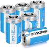 wowpower CR2, batteria al litio da 3 V, 900 mAh, confezione da 6 pezzi, con protezione PTC, DL-CR2, per telemetro boresighter, mini55, baby monitor, torcia (non ricaricabile)