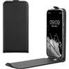 kwmobile Cover compatibile con Google Pixel 8a - Custodia verticale Flip Case Cover in simil pelle - con linguetta calamita