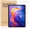 Olgary 2 Pezzi, Pellicola Protettiva per Xiaomi Redmi Pad 2/ Redmi Pad SE 11, 9H Durezza HD Trasparente Vetro Temperato, Anti Graffio, Anti-Impronte, Senza Bolle Protezione Schermo