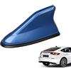 WeFoonLo Copertura per antenna auto, sostituzione del segnale radio aereo del tetto con nastro adesivo per auto, SUV, camion, base decorativa per antenna e migliora il segnale (Blu)