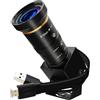 ELP Telecamera USB 4K USB3.0 HDMI Zoom manuale 5-50mm 10X Webcam 4K 60fps PC Fotocamera Computer Fotocamera Computer Fotocamera Primo piano USB Fotocamera H.264 Industriale USB Telecamera di sicurezza
