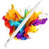 CMARS Stylus per iPad (2018-2025), ricarica rapida, precisione pixel, rifiuto del palmo, sensibilità all'inclinazione, memoria magnetica, matita compatibile con iPad A16/10-6 Gen, Pro M4 11/12,9/13, Air