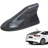 WeFoonLo Copertura per antenna auto, sostituzione del segnale radio aereo del tetto con nastro adesivo per auto, SUV, camion, base decorativa per antenna e migliora il segnale (Fibra di Carbonio)