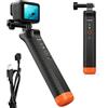 PORFOYO Selfie stick con impugnatura subacquea, monopiede impermeabile con telecomando Bluetooth, impugnatura galleggiante per fotocamera subacquea, adatta per action cam GoPro Hero 13/12/11/10/9