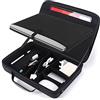 Smatree 15-16 Pollici Custodia Rigida 360° Protezione Completa Borsa Laptop Compatibile con MacBook Pro 16 2021,Samsung Galaxy Book2 Pro 360 15.6,13 Ipad Air M3 2025,con Scomparto Accessori - Nero