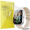 Blueshaweu 6 Pezzi Pellicola Compatibile per QXQ T60 SmartWatch, Sensibile al Tatto, Senza Bolle, HD Trasparente TPU Film (trasparente)