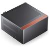 Jonsbo NV10 Case PC Nero | Case Mini-ITX in Alluminio e Acciaio, Compatto, Supporto GPU Low-Profile, USB-C Frontale I/O