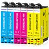 SINOPRINT 405XL Cartucce d'inchiostro Compatibili per Epson Workforce Pro WF-7830 WF-7840 WF-3820 WF-4830 WF7830 WF7840 WF-3825 WF-4820 WF-4825 WF-7835 WF3820 WF4830 WF4820(2 Ciano 2 Magenta 2 Giallo)