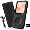 Joueainou Lettore MP3 Classico 32 GB - Bluetooth 5.3 Schermo da 1,8 Pollici sportivo con cuffie Design Compatto e Portatile, Riproduzione Musicale HiFi Senza Perdite, Espandibile Fino a 128 GB con Scheda TF