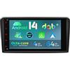 XTRONS Ricevitore stereo per autoradio Android 13 da 8 pollici, IPS HD, GPS, 4 GB RAM, 64 GB ROM, aggiornamento DSP, 4G LTE, Bluetooth, CarPlay