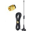 YILIANDUO 5DBi 1090MHz Antenna SMA Maschio Plug Indoor ADS-B Aerial con base magnetica RG174 Cavo di prolunga 3M per Software Defined Radios (SDRS) ADS-B USB Stick Dongle Tuner Ricevitore