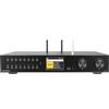 TELESTAR TOP 550 - Sistema Hi-Fi con amplificatore e lettore CD (43 cm, 2 × 30 W, radio Internet/DAB+, streaming audio Bluetooth, modalità hotel, registrazione USB, servizi streaming) - Nero