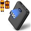 CYCYHEAT Power Bank da 7,4 V, 2 A, 10000 mAh, per giubbotto termico, pantaloni e biancheria intima riscaldabile, batteria di ricambio 5 V3 A, per indumenti riscaldanti