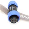 SZRMCC SP21 Connettore di Alimentazione 2 Pin Maschio 12V 30A Circolare Aviazione Connettore Spina IP68 Impermeabile Industriale per BLUETTI AC200MAX Centrale Solare