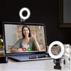 Kangtaixin Luce ad Anello per Computer Portatile, 4,6, Luce video in Streaming, 5 Colori Dimmerabili e 5 Livelli di Luminosità, Girevole a 360°, Luce per Videoconferenza per Tiktok, zoom, YouTube