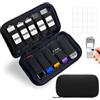 TATMOHIK Custodia per chiavette USB, borsa di archiviazione per chiavette USB, piccolo accessorio elettronico, organizer nero per 10 pezzi USBMemory Drive/Flash Drive/Memory Stick (nero)