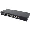 INTELLINET NETWORK SOLUTIONS Intellinet 561679 Switch Poe+ Gigabit Ethernet a 8 Porte con passthrough Poe Nero
