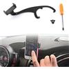 Bruce & Shark Supporto per telefono per auto con rotazione a 360 ° Staffa per supporto per culla adatta per Mini Cooper R60 R61 Grigio