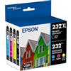 Epson T232 Colore a capacità standard e confezione multipla nera ad alta capacità
