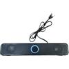 Opdestn Altoparlanti PC Per Desktop - Altoparlanti Da Monitor | Soundbar Alimentazione USB Con Suono Forte Per Scrivania PC Casa Auto Aula Musica | per Auto Tablet TV Ufficio