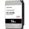 Western Digital 14 TB HGST 0F31284 Ultrastar HC530, HDD Enterprise da 3,5 , SATA 3.0 (6 Gb/s), 7200 rpm, 512 MB di cache, 512E