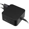 ASUS 0A001-00049200 - Alimentatore originale da 65 Watt EU Wallplug per ZenBook UX3410UQ/UX410UQ, ExpertBook P1 P1501DA/P1510CDA, VivoBook 15 D509DA/M509DA/X509DA