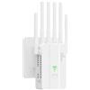LAIVIYA Amplificatore WiFi 300 Mbps per Casa, Ripetitore Segnale WiFi 2.4GHz con 6 Antenne ad Alto Guadagno, Porta LAN Gigabit, Modalità Router/AP, WPS, per Streaming Gaming Online Senza Interruzioni