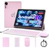 CUPEISI Tablet Android 13 da 10 pollici, 12 GB di RAM+128 GB ROM/1 TB di tablet espandibile, 2024 più recenti 2 in 1 tablet con custodia per tastiera, pennino per mouse, CPU quad-core 2.0