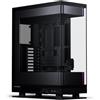 Phanteks Evolv X2, telaio di gioco a metà torre, sistema di raffreddamento verticale, telaio in vetro temperato trasparente, pannello interno in alluminio spazzolato con illuminazione D-RGB integrata,