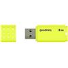 GOODRAM Pendrive 8gb Ume2 Yellow USB 2.0 - Retail Blister