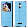 Shantime Custodia Flip in Pelle PU con Finestra Visibile e Chiusura Magnetica Invisibile Compatibile con Brondi Amico Smartphone 4G, Protezione Totale (Azzurro chiaro)