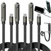 Homaskylynn Cavo Caricabatterie Con Supporto Invisibile 2 In 1 Con Supporto - Cavo Di Ricarica Rapida Da 240 W Per Telefono Integrato, Ricarica Super Veloce, Compatibilità Universale(3pcs)