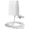 Quwireless Quomni 5g/lte Global Mimo4x4, 10m, Antenna Omnidirectional Wide Band Lte Mimo 4x4, 600-6000mhz, Sma [ao5g4-G1] Antenna Di Rete Antenna Omn