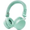Trust Mobile Tones Cuffie Bluetooth senza Fili On-Ear Wireless (25 Ore di Tempo di Utilizzo, Microfono Integrato, Driver da 40 mm, Design Ripiegabile) Turchese