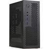 Hztuang A09 HTPC Computer Case Mini ITX Gaming PC Chassis Desktop Chassis USB3.0 Computer Case Home Computer Case Nero