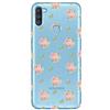 Mixroom - Cover Custodia Case In TPU Silicone Morbida Sfondo Trasparente Per SAMSUNG GALAXY M11 Fantasia Mazzi Di Rose U928