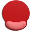 Auhoahsil Tappetino per mouse, tappetino per mouse ergonomico con poggiapolsi, sollievo dal dolore, tappetino per mouse in gel per computer portatile, tappetino per mouse con base antiscivolo in PU,