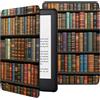 CAEITLRSO Custodia per Kindle Oasis da 7 | Compatibile con la 9a (2017) e la 10a generazione (2019) - Smart Cover in pelle PU con funzione Auto Sleep Wake - Libreria Scaffali