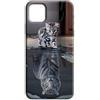 Mixroom - Cover Custodia Back case In TPU Silicone Morbido Per Motorola Moto G32 Fantasia Riflesso Felino N991