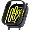 KNOXS Cover Compatibile con Redmi Watch 5 Lite con Protezioni per Schermo, Rigida PC Bumper Anti-Graffio Case HD&Sottile Pellicola Protettiva (Nero)
