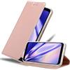 Cadorabo Custodia Libro per Samsung Galaxy A8 2018 in CLASSY ORO ROSA - con Vani di Carte, Funzione Stand e Chiusura Magnetica - Portafoglio Cover Case Wallet Book Etui Protezione