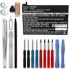 subtel 1x Batteria per Tablet Compatibile con Apple iPad Mini 3 - A1601, iPad Mini 2 Gen. (Retina) - A1489, iPad Mini 2 Gen. (Retina) - A1490, A1512 - (6400mAh, 3.7V) + Set di Strumento