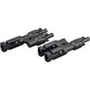 enjoy solar® 1 coppia Spina e presa solare per cavi con sezione di 4-6mm² Splitter a Y a 2 vie per il collegamento in parallelo