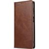 Mixroom - Custodia Cover Case a Libro Marrone per Samsung Galaxy A55 5G con Stand in Ecopelle Chiusura Magnetica Formato Portafoglio Parte Interna in TPU Morbida con Bordi Piatti