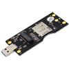 DKSooozs NGFF - Scheda di espansione adattatore da M.2 Key B a USB 3.0 con slot per schede WWAN/LTE 3G/4G/5G, supporto modulo 3042/3052 M.2 SSD