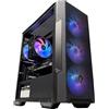 Golook PC Gaming Tokyo 3.2 - Ryzen 5 5600X / 16GB RAM / 1TB NVME M.2 / RTX 5060 8GB / B550M / 5 Ventole Raffreddamento - Computer Fisso